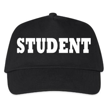 Student - Kinder Basecap - Schwarz - Vorne