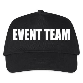 Event team - Kinder Basecap - Schwarz - Vorne