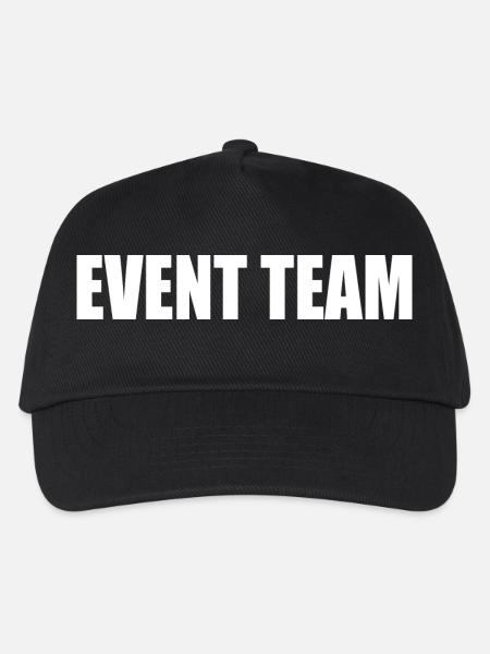 Event team - Kinder Basecap - Schwarz