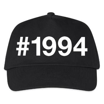 1994 Jahrgang 32 Jahre alt 32. Geburtstag - Kinder Basecap - Schwarz - Vorne