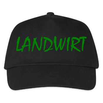 Landwirt - Kinder Basecap - Schwarz - Vorne