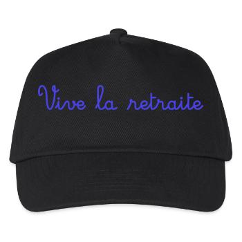 RETIREMENT. RETIREMENT. RETIRED. SENIOR. GRANNY. GRANDPA - Kids’ Baseball Cap - black - Front