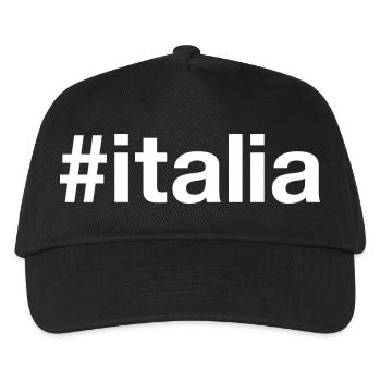 ITALIA Italy Italien - Kinder Basecap - Schwarz - Vorne