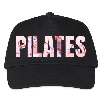 Pilates - Kinder Basecap - Schwarz - Vorne