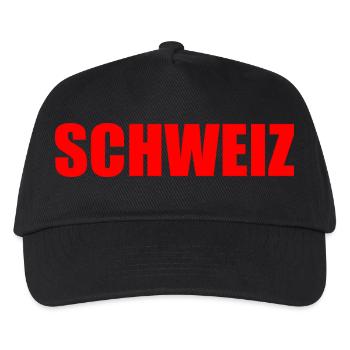 Switzerland - Kids’ Baseball Cap - black - Front