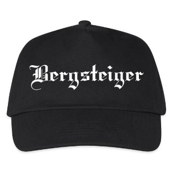 Da Bergsteiger - Kinder Basecap - Schwarz - Vorne