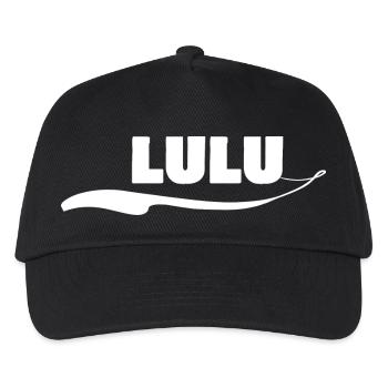 First name lulu - Kids’ Baseball Cap - black - Front