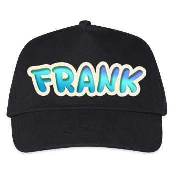 Frank - Kids’ Baseball Cap - black - Front