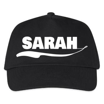 First name sarah - Kids’ Baseball Cap - black - Front