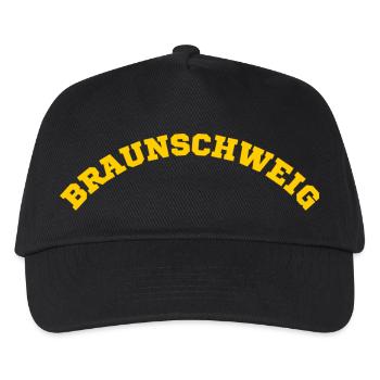Braunschweig - Kinder Basecap - Schwarz - Vorne
