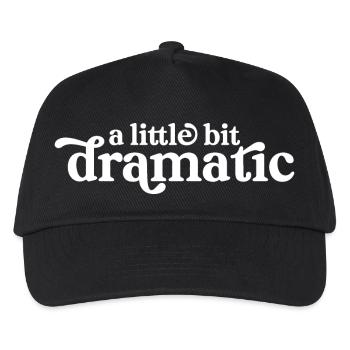 A Little Bit Dramatic - Kids’ Baseball Cap - black - Front