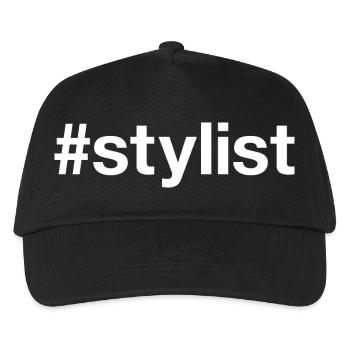 STYLIST Hashtag - Kinder Basecap - Schwarz - Vorne