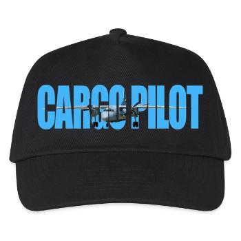 Cargo pilot An-26 - Kids’ Baseball Cap - black - Front