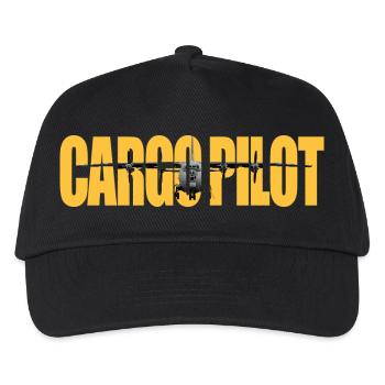 Cargo pilot An-12 - Kids’ Baseball Cap - black - Front