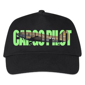 Cargo pilot C-46 - Kids’ Baseball Cap - black - Front