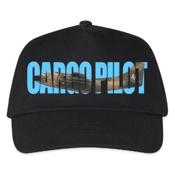 Cargo pilot C-123 - Kids’ Baseball Cap - black - Front