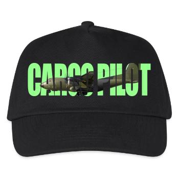 Cargo pilot C-160 - Kids’ Baseball Cap - black - Front