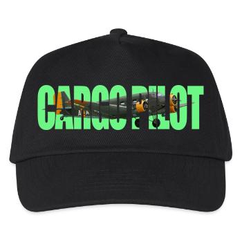 Cargo pilot Ju-52 - Kids’ Baseball Cap - black - Front