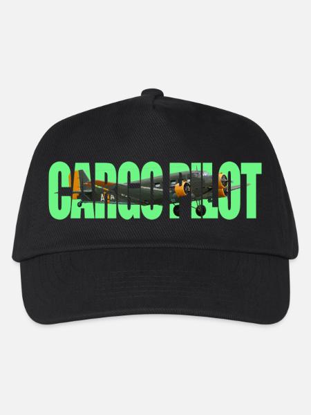 Cargo pilot Ju-52 - Kinder Basecap - Schwarz