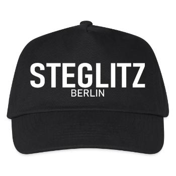 Steglitz - Berlin - Deutschland - Bezirk - Kinder Basecap - Schwarz - Vorne