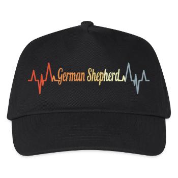 Schäferhund Pulsschlag - Kinder Basecap - Schwarz - Vorne