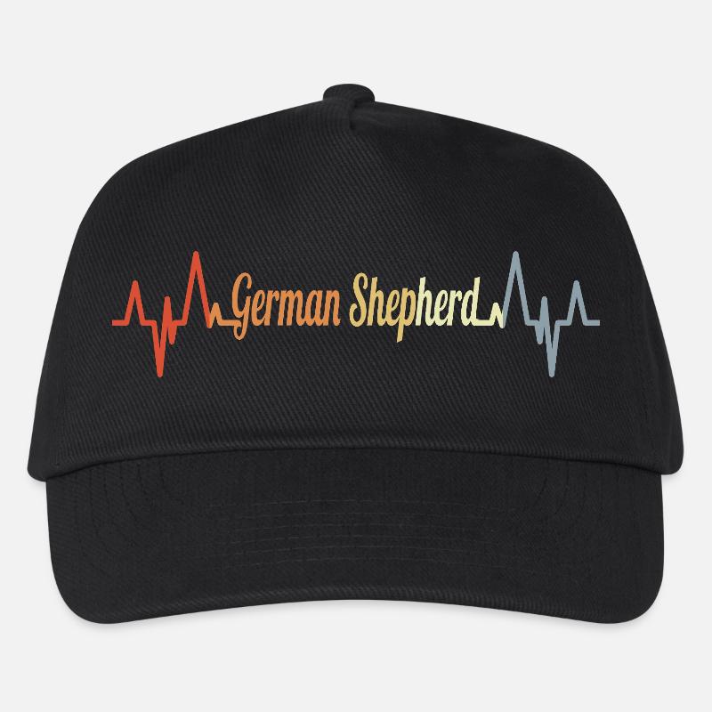 Schäferhund Pulsschlag - Kinder Basecap - Schwarz