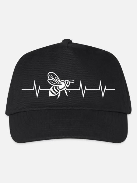 Heartbeat of a beekeeper - Kinder Basecap - Schwarz