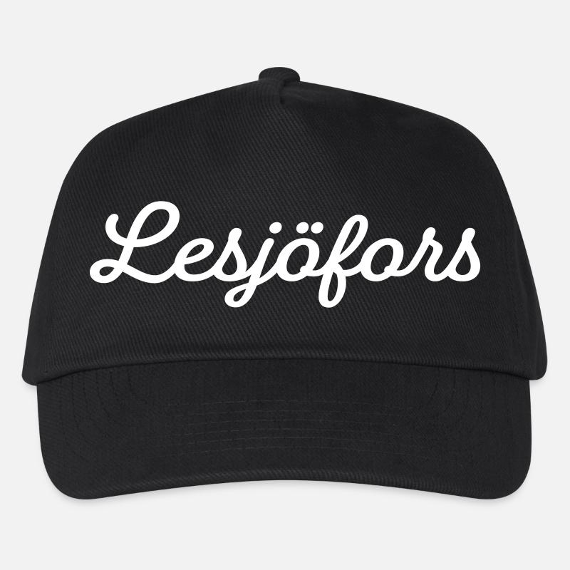 Lesjöfors weiß - Kinder Basecap - Schwarz