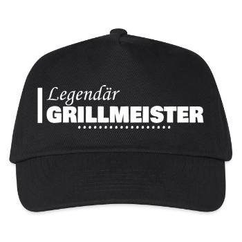 Beruf Grillmeister - Kinder Basecap - Schwarz - Vorne