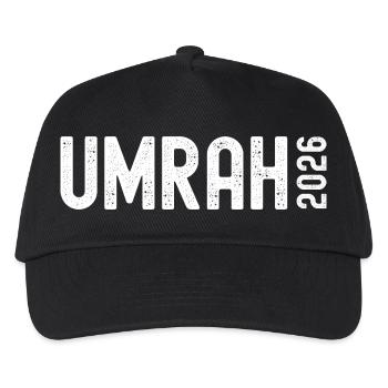 Uniforme du groupe familial du pèlerinage musulman UMRAH 2026 - Casquette de baseball Enfant - noir - Devant