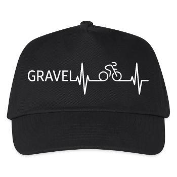 Gravel Heartbeat - Kids’ Baseball Cap - black - Front