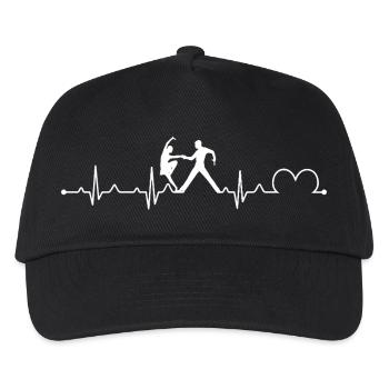 Cha-cha Dancer Ballroom Latin Dance - Kids’ Baseball Cap - black - Front