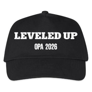 OPA 2026 grandchild grandfather become baby announcement - Kids’ Baseball Cap - black - Front