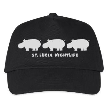 st.lucia_nightlife_2 - Kids’ Baseball Cap - black - Front