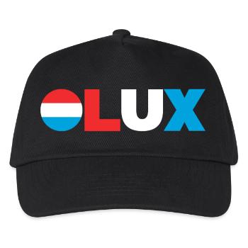 Luxemburg - Kinder Basecap - Schwarz - Vorne