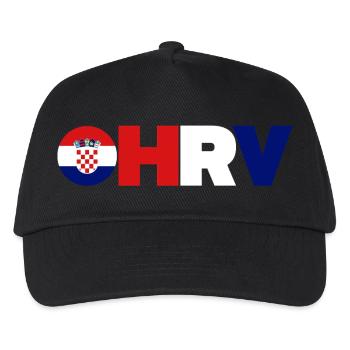 Croatia - Kids’ Baseball Cap - black - Front