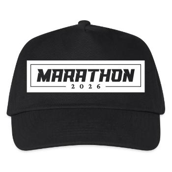 Marathon 2026 Running - Kids’ Baseball Cap - black - Front