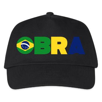 Brazil - Kids’ Baseball Cap - black - Front