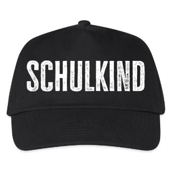 Schoolchild – Perfect for starting school & starting school - Kids’ Baseball Cap - black - Front