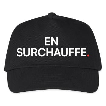 Überhitzung, Humor, Müdigkeit, Arbeit - Kinder Basecap - Schwarz - Vorne