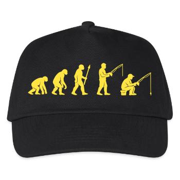 Fishing Evolution Path Design - Kids’ Baseball Cap - black - Front