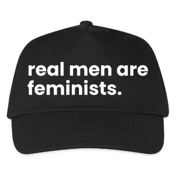 Real Men Are Feminists - Kids’ Baseball Cap - black - Front