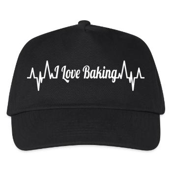 I love cheek heartbeat - Kids’ Baseball Cap - black - Front