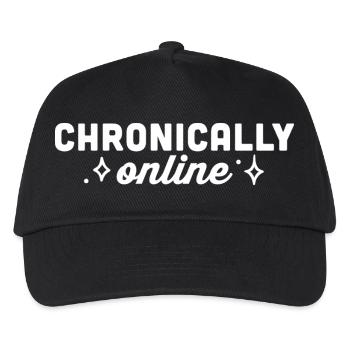 Défilement doomscrolling drôle chronique en ligne - Casquette de baseball Enfant - noir - Devant