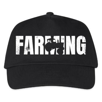 Farming - Kids’ Baseball Cap - black - Front