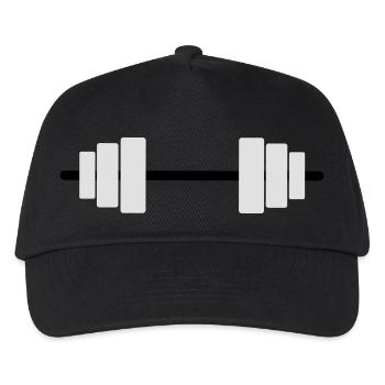 Weight Lifting - Kids’ Baseball Cap - black - Front