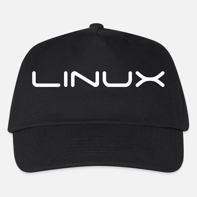 Linux - Kinder Basecap - Schwarz
