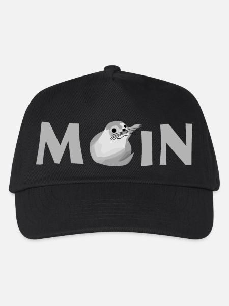 Moin Robbe - Kinder Basecap - Schwarz