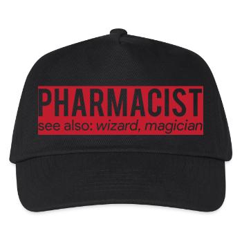 Pharmacy / Pharmacist: Pharmacist - see also: - Kids’ Baseball Cap - black - Front