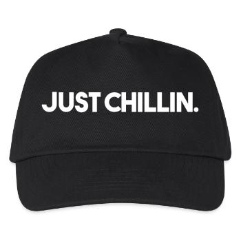 JUST CHILLIN. - Kids’ Baseball Cap - black - Front